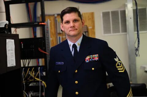 File:U.S. Coast Guard Chief Petty Officer George Ott poses f