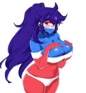 pepsiwoman, pepsi, pose, rule 63, belly, belly button, big breasts, big hai...