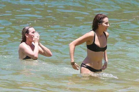 Troian Bellisario In Bikini at Ipanema beach in Rio de Janei