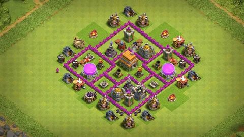 clash of clans best town hall 6 base design - Wonvo