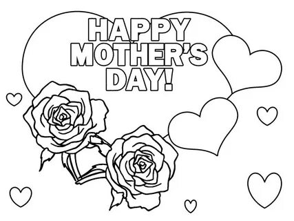 Mothers Day Coloring Pages For Kids at GetDrawings Free down