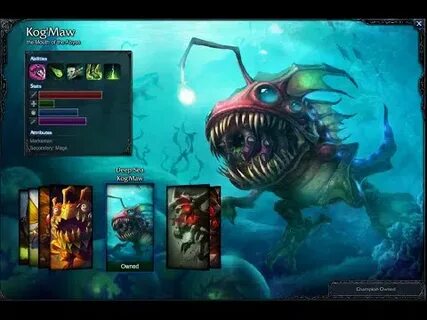 Deep Sea Kog'Maw Skin Spotlight Gameplay 1080p HD - YouTube