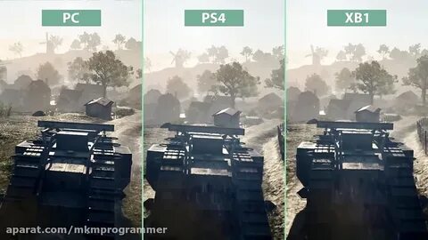 مقایسه بازی Battlefield 1 روی PC vs PS4 vs XBOXONE