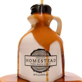 Homemade real maple syrup