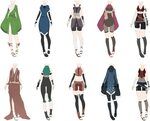 Naruto Oc Outfits - (1019x784) Png Clipart Download