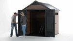 How To Fusion Wood & Plastic Sheds Keter - YouTube