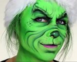 The Grinch Christmas face painting, Halloween costumes makeu