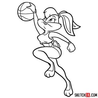 How To Draw Lola Bunny Step By Step - Draw Sketch Out