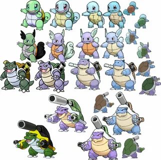 Shiny Squirtle : The shiny version of squirtle isn't availab