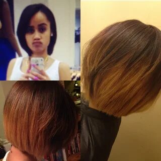 #shombre #ombre #weave #bob #triangular Weave hairstyles, Ha