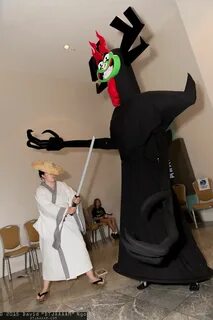 Samurai Jack and Aku Samurai jack, Cosplay, Samurai