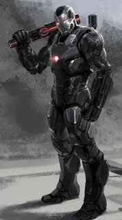 War Machine Mk 3 Concept Art by Phil Saunders - Superhero Ir