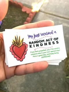 Random Act of Kindness Cards - MyPrintly Random acts of kind