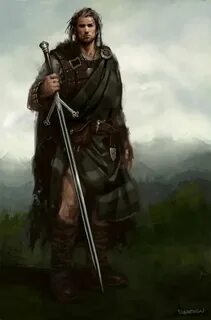 Celtic warriors, Fantasy character design, Concept art chara