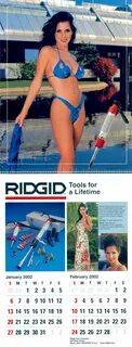 RIDGID calendar model Kelly Monaco was twice nominated for a