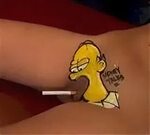 Homer Pussy Tattoo 94858 Homer Simpson Vagina Tattoo