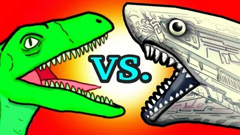 Team SHARK VS. Team DINO #10 (SPACE Shark vs. Dino IN SPACE!