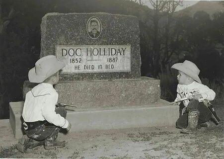 Doc Holliday Headstone Photo from 1951 Doc holliday, Famous 