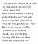 Lyrics of the "Stranger Things 1 Recap Rap" that Millie Bobb