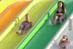Water Slide Fear - 9GAG