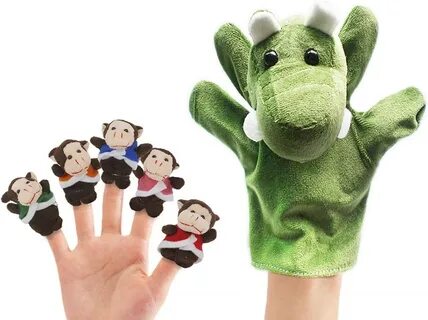 RIY Cheap sale Storytime Animal Finger Puppets Set Little Max 49% OFF - Fiv...