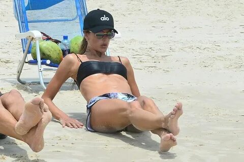 Alessandra Ambrosio - In a bikini Pictured on the beach in F