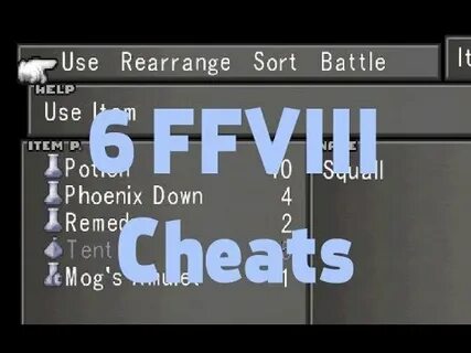 Final Fantasy VIII PC GAME CHEATS (trainer +6) - YouTube