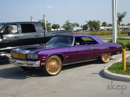 75 donk. on all gold 180 spokes Daytons Donk cars, Lowrider 