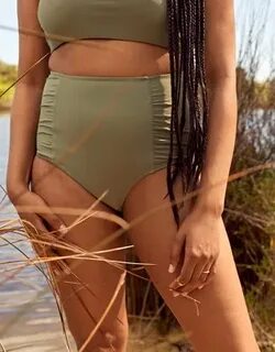 aerie olive green bathing suit cheap online