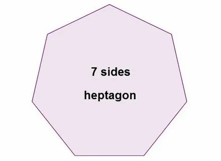What is a seven-sided shape called?