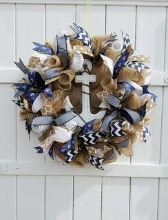 Nautical Wreath for Door Anchor Wreath Summer Wreath Summer 