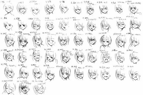 50 Expressions Anime by Bardi3l on deviantART Anime expressi