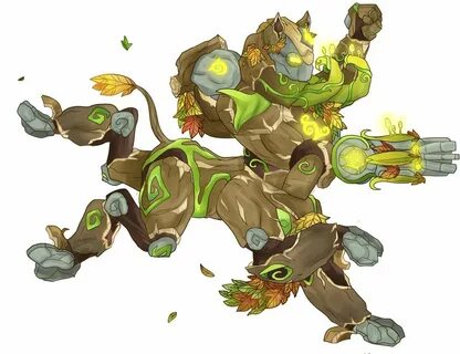 @draggems) Overwatch, Orisa, Forest spirit