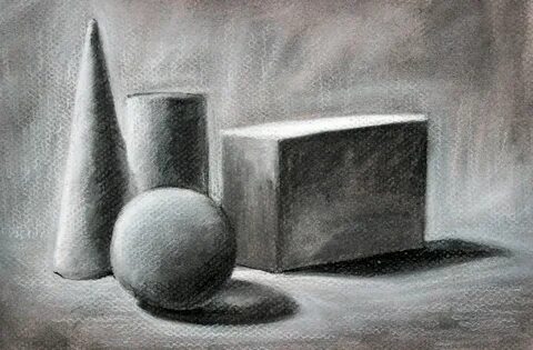 How to Draw Basic Forms with Charcoal