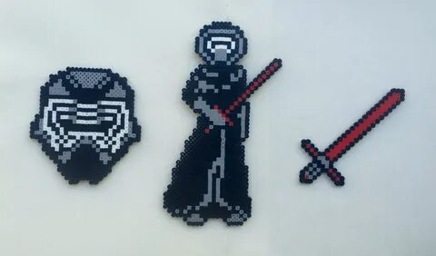 Star Wars Kylo Ren Pack Perler Bead Cross Stitch Pattern Ets