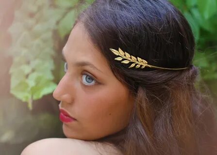 Olive Leaf Greek Goddess Headband Leaves Headband Bridal