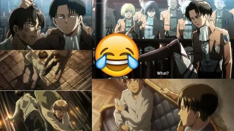 Every time Levi beat up Eren 🤣 - YouTube