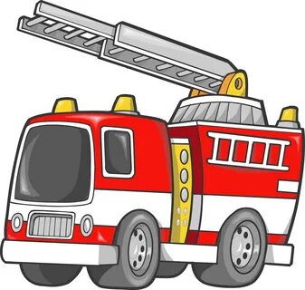 Download Engine Fire Car Firefighter Vector Truck Cartoon Cl
