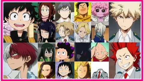 Boku No Hero Academia : All Character/Student In Class 1-A -