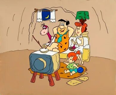 Flintstone family watching TV publicity still 3000x2469 Flin