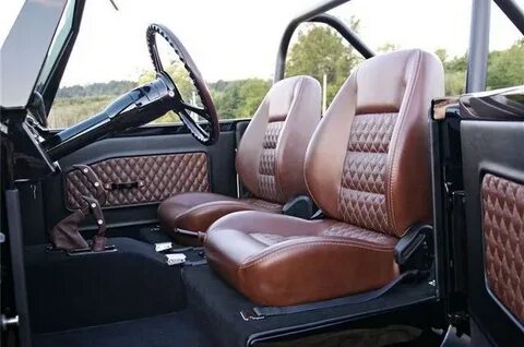 sick interior of custom '73 Bronco Classic bronco, Ford bron