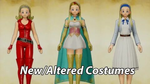 Dragon quest 11 all costumes