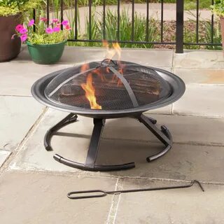 Light The Torch with the Grab 'N Go Round Fire Pit! You can 