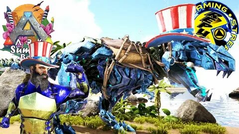 ARK: SURVIVAL EVOLVED: EPIC TEK REX TAME and BEACH BASH CARN