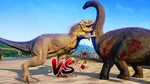 Jurassic World Evolution 🌎 Indominus rex Vs Brachiosaurus Fi