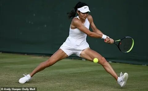 How Wimbledon star Emma Raducanu practised with dad and swea