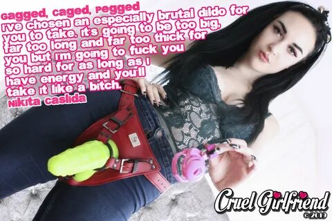 CruelGirlfriend on Twitter: "NEW CLIP - Gagged, Caged, Pegge