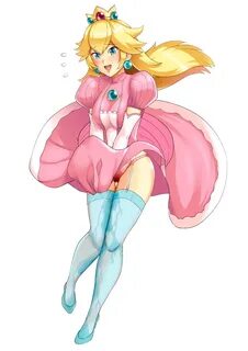 Princess peach caught pissing EDIT - Omorashi Artwork - OmoO