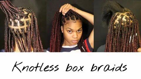 Knotless Box Braids// Explained. - YouTube