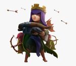 Cwl Season 2 Clash Of Clans , Png Download - Coc Archer Quee